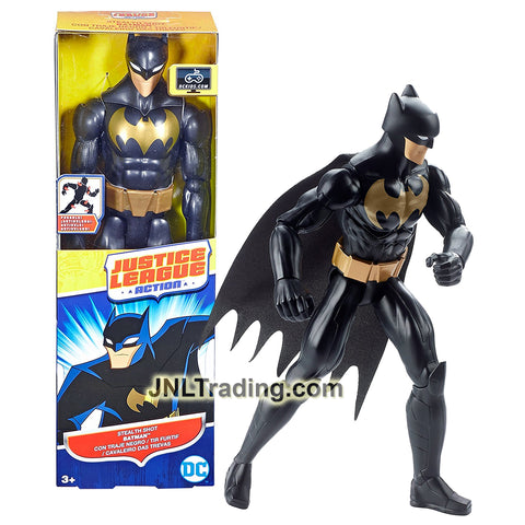 Year 2016 DC Comics Justice League Action Series 12 Inch Tall Figure - STEALTH SHOT BATMAN GBK40 with 11 Points of Articulation