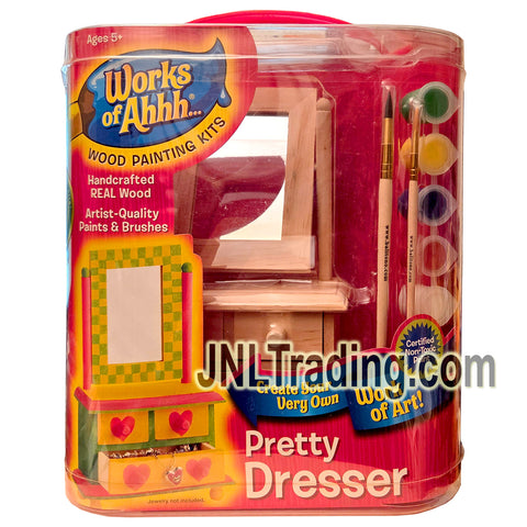 Year 2006 Work of Ahhh... Wood Painting Kits with PRETTY DRESSER and Artist Quality Paints & Brushes