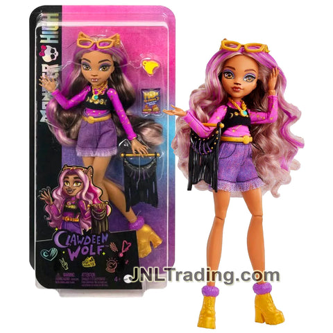Year 2022 Monster High Day Out Series 10 Inch Doll - CLAWDEEN WOLF with Banner
