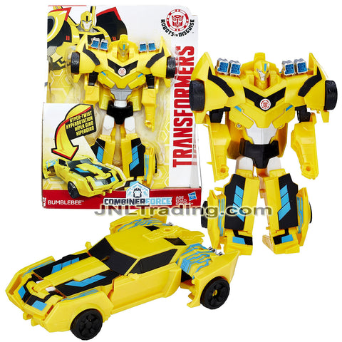 Year 2016 Transformer Robots In Disguise Combiner Force Series 3 Steps Change 8 Inch Tall Figure - BUMBLEBEE (Sports Car)