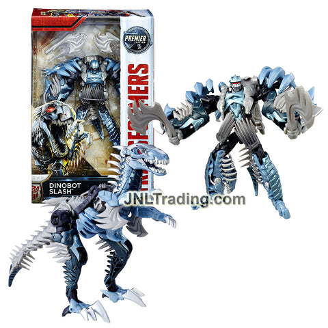 Year 2016 Transformers The Last Knight Movie Premier Edition Series Deluxe Class 5.5 Inch Tall Figure - DINOBOT SLASH with 2 Hatchets (Velociraptor)