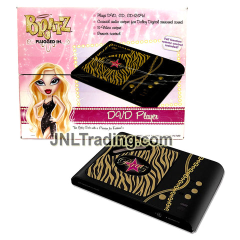 MGA Entertainment Bratz Plugged In DVD Player that Also Plays CD and CD-R/RW with Coaxial Audio Output, S-Video Output and Remote Control
