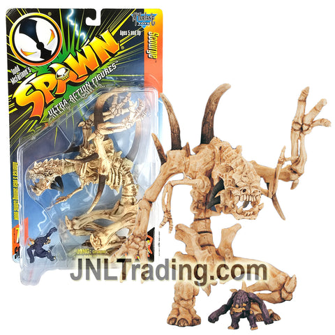 Year 1996 McFarlane Toys Spawn Series 8 Inch Tall Ultra Action Figure - SCOURGE with Nutnik