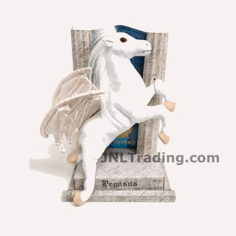 Year 2006 Mythology 11-Inch White Winged Horse Plush Toy PEGASUS with Display Box