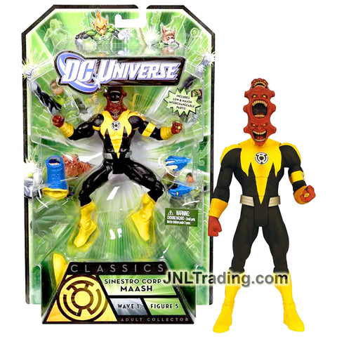 Year 2010 DC Universe Green Lantern Classics Series 7 Inch Tall Figure #5 - Sinestro Corps: MAASH with LOW's Head & Hands Plus ARKILLO's Left Leg