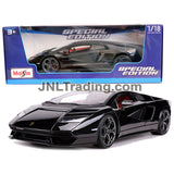 Maisto Special Edition Series 1:18 Scale Die Cast Car - Black Sports Coupe LAMBORGHINI COUNTACH LPI 800-4 with Display Base