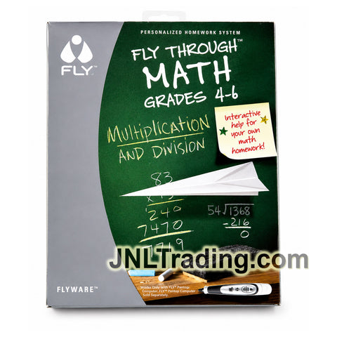 NEW Sealed Educational FLY Through Math Grades 4-6 Personalized Homework System Multiplication Division Learning Kit FLYware