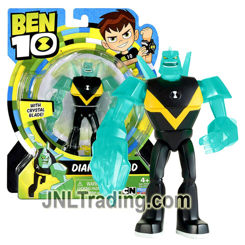 Year 2017 Cartoon Network Ben 10 Series 5 Inch Tall Figure - DIAMONDHEAD with Crystal Blade