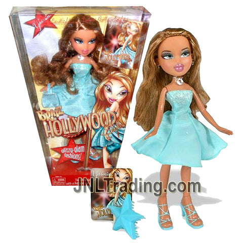 MGA Entertainment Bratz Hollywood Series 10 Inch Doll - YASMIN with Handbag and Star-Shaped Hairbrush