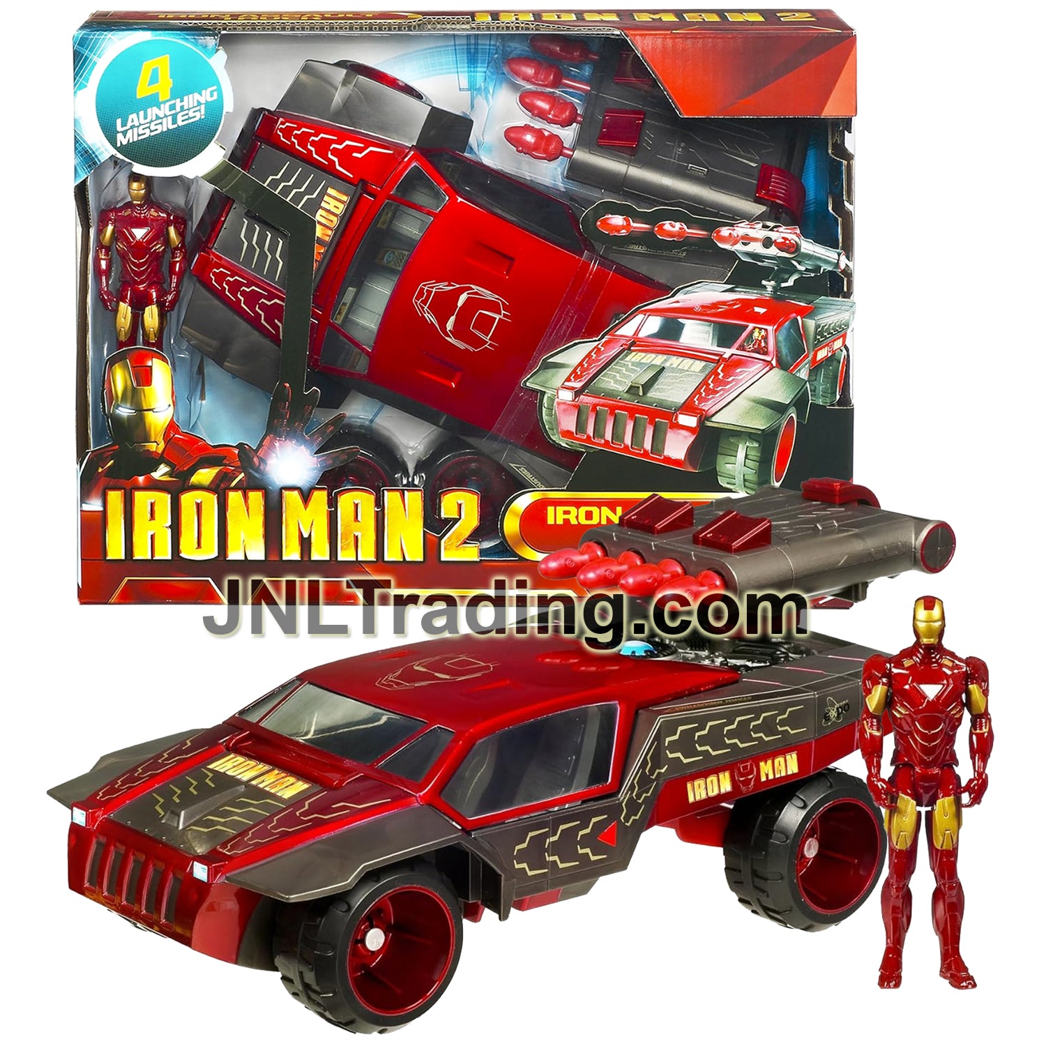 Year 2010 Iron Man 2 Movie Series 10 Inch Long Vehicle