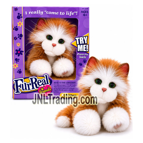 Year 2006 NIB Sealed FurReal Friends Interactive Kitten Plush Toy with Bottle & Adoption Certificate Electronic