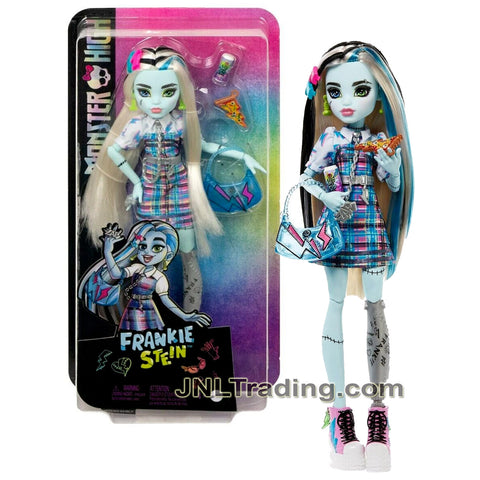 Year 2022 Monster High Day Out Series 11 Inch Doll - FRANKIE STEIN with Purse