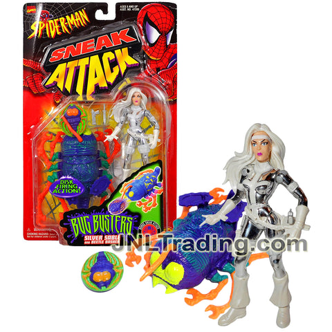 Year 1998 Marvel Comics Spider-Man Sneak Attack Bug Busters Inch