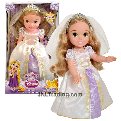 Disney Princess My First Series 15 Inch Doll - RAPUNZEL'S WEDDING DRESS UP with Veil