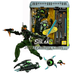 Year 2005 GI JOE Sigma 6 Series 8 Inch Figure - Jungle Commando