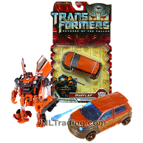 Year 2009 Transformers Revenge of the Fallen Series Deluxe Class 5 Inch Tall Figure - Autobot MUDFLAP with Missile Launcher (Chevy Trax Concept)