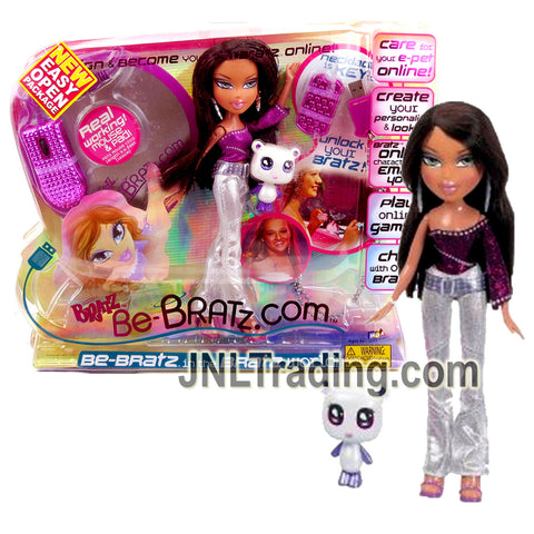 MGA Entertainment Bratz Be-Bratz Series 10 Inch Doll - YASMIN with Real Working Mouse and Pad, Pet Cat Plus USB Necklace for You