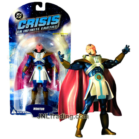 Year 2006 DC Comics Crisis on Infinite Earths Series 7 Inch Tall Action Figure - MONITOR with Display Base
