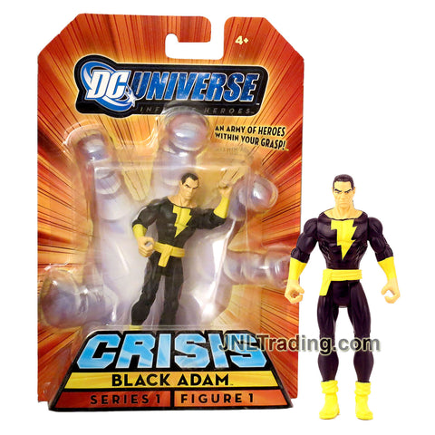Mattel Year 2008 DC Universe Series 1 Infinite Heroes Crisis 4 Inch Tall Action Figure #1 - Villain BLACK ADAM