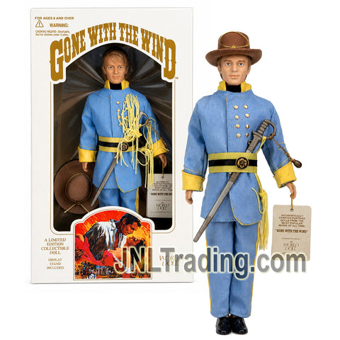 Year 1989 Gone With The Wind Limited Edition Collectible 12 Inch Doll - ASHLEY 71231 with Hat, Sword and Display Stand