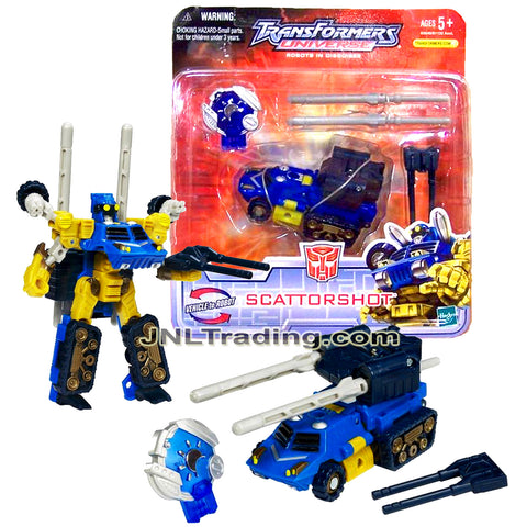 Year 2007 Transformers UNIVERSE Series Scout Class 5 Inch Tall Figure - SCATTORSHOT with Cyber Planet Key (Mobile Missile Launcher)