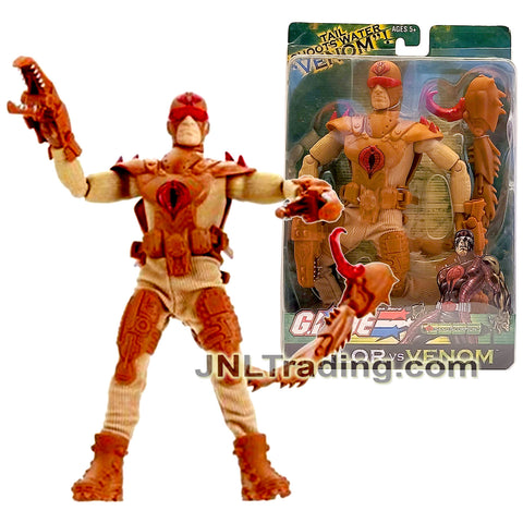 Year 2003 GI JOE Real American Hero Valor vs Venom Series 12 Inch Figure - SAND SCORPION with Claws, Leg Armor, Boots, Chest Armor and Scorpion Tail