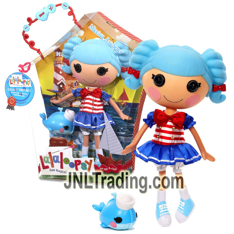 Lalaloopsy Sew Magical! Sew Cute! 12 Inch Tall Button Doll - MARINA ANCHORS with Pet Whale