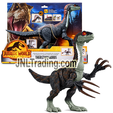 Year 2021 Jurassic World Dominion Series 10 Inch Tall Electronic Dinosaur Figure - Sound Slashin' THERIZINOSAURUS