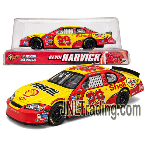 Winner's Circle NASCAR 1:24 Scale Diecast Stock Car Red Yellow Racing #29 Shell Pennzoil Chevrolet Collectible Kevin Harvick