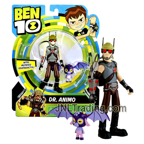 Year 2017 Cartoon Network Ben 10 Series 5 Inch Tall Figure - DR. ANIMO with Mutated Goatadactyl