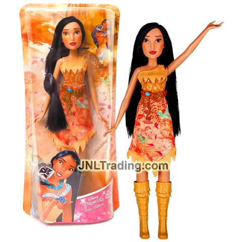 Year 2017 Disney Princess Royal Shimmer Series 12 Inch Doll Set - POCAHONTAS E0276 in Native American Outfit