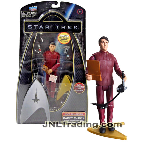 Year 2009 Star Trek Movie Warp Collection 6 Inch Figure - CADET MCCOY with Utility Belt, Data Tablet, Communicator, Hypospray and Phaser
