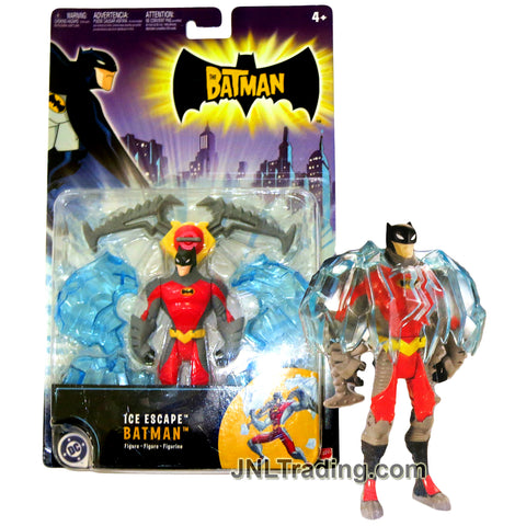 Year 2005 DC Comics The Batman Animated Series 5 Inch Tall Action Figure - ICE ESCAPE BATMAN with Sonic Disrupters and Ice Sheaths