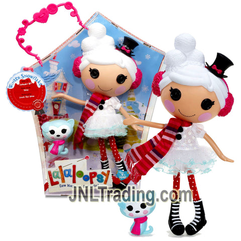 Lalaloopsy Sew Magical! Sew Cute! 12 Inch Tall Button Doll - Winter Snowflake with Pet Siberian Husky Dog