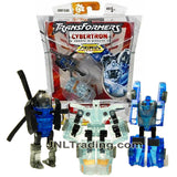 Year 2006 Transformers Cybertron Series Scout Class 3 Pack 3 Inch Tall Figure - SHADOW RECON MINI-CON TEAM with JOLT, SIX-SPEED and REVERB