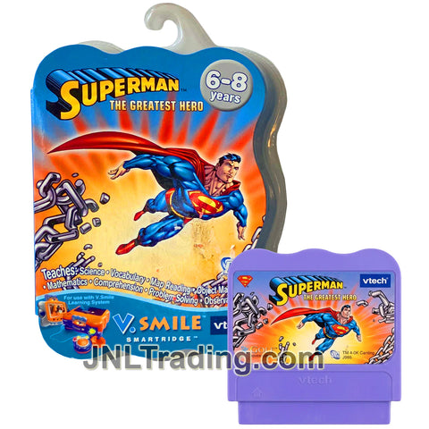 V.Smile Smartridge SUPERMAN The Greatest Hero (Teaches: Science, Vocabulary, Map Reading, Mathematics, Comprehension, Problem Solving)