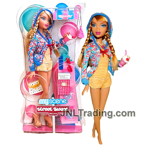 Year 2007 My Scene Street Sweet New York 12 Inch Doll KENNEDY