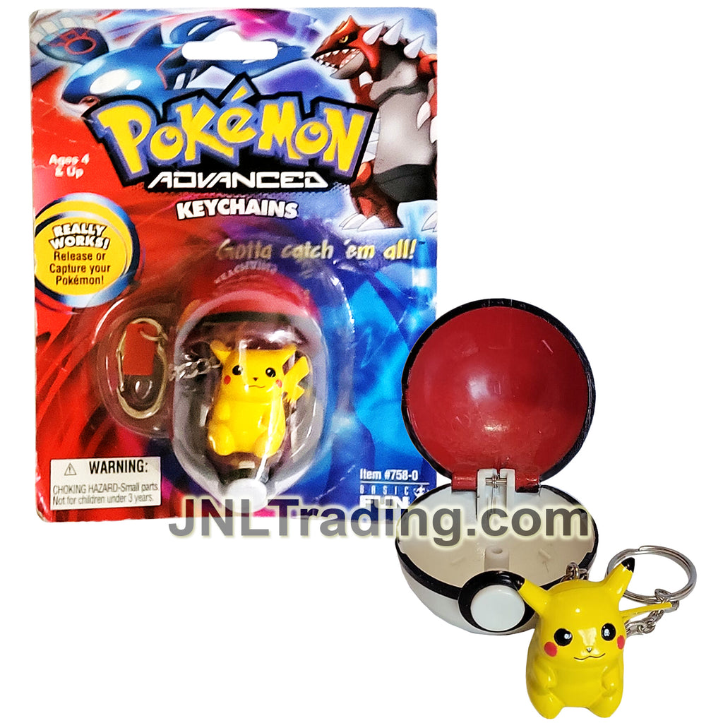 Year 2004 PokeMon Advanced Keychains Series with 1.5 Inch Figure - PIK ...
