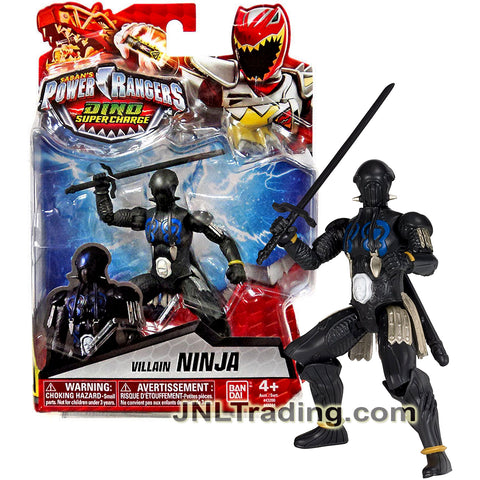 Year 2016 Saban's Power Rangers Dino Super Charge Series 6 Inch Tall Action Figure - Villain NINJA with Sword