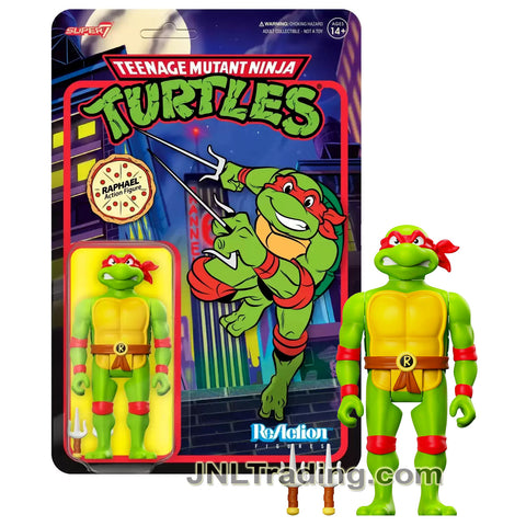Year 2023 Teenage Mutant Ninja Turtles 4 Inch Figure - RAPHAEL with SAIS