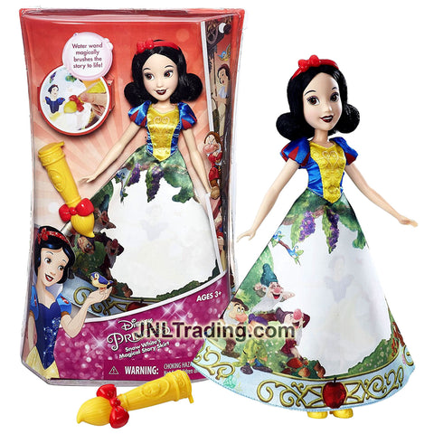 Year 2015 Disney Princess Series 11 Inch Doll - SNOW WHITE'S MAGICAL STORY SKIRT with Water Wand