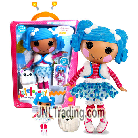 Lalaloopsy Sew Magical! Sew Cute! Limited Edition 12 Inch Button Doll - MITTENS FLUFF 'N' STUFF with Pet Polar Bear and Bonus Mini 3 Inch Doll