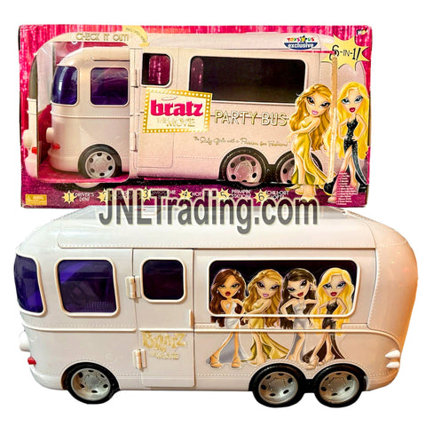 MGA Entertainment Bratz The Movie 23 Inch PARTY BUS with Driver's Den, Cruisin' Lounge, Smoothie Bar, Hot Tub, Primpin' Station and Chill Out Loft