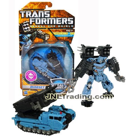 Year 2010 Transformer Reveal The Shield Series Deluxe Class 6 Inch Tall Figure - MINDSET with Missile Launcher and 8 Firing Missiles (MLRS Tank)