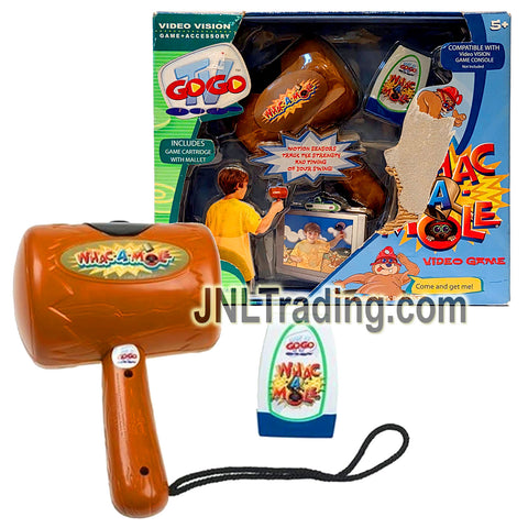 Year 2005 Video Vision GoGo TV WHAC A MOLE with Wireless Mallet and Game Cartridge
