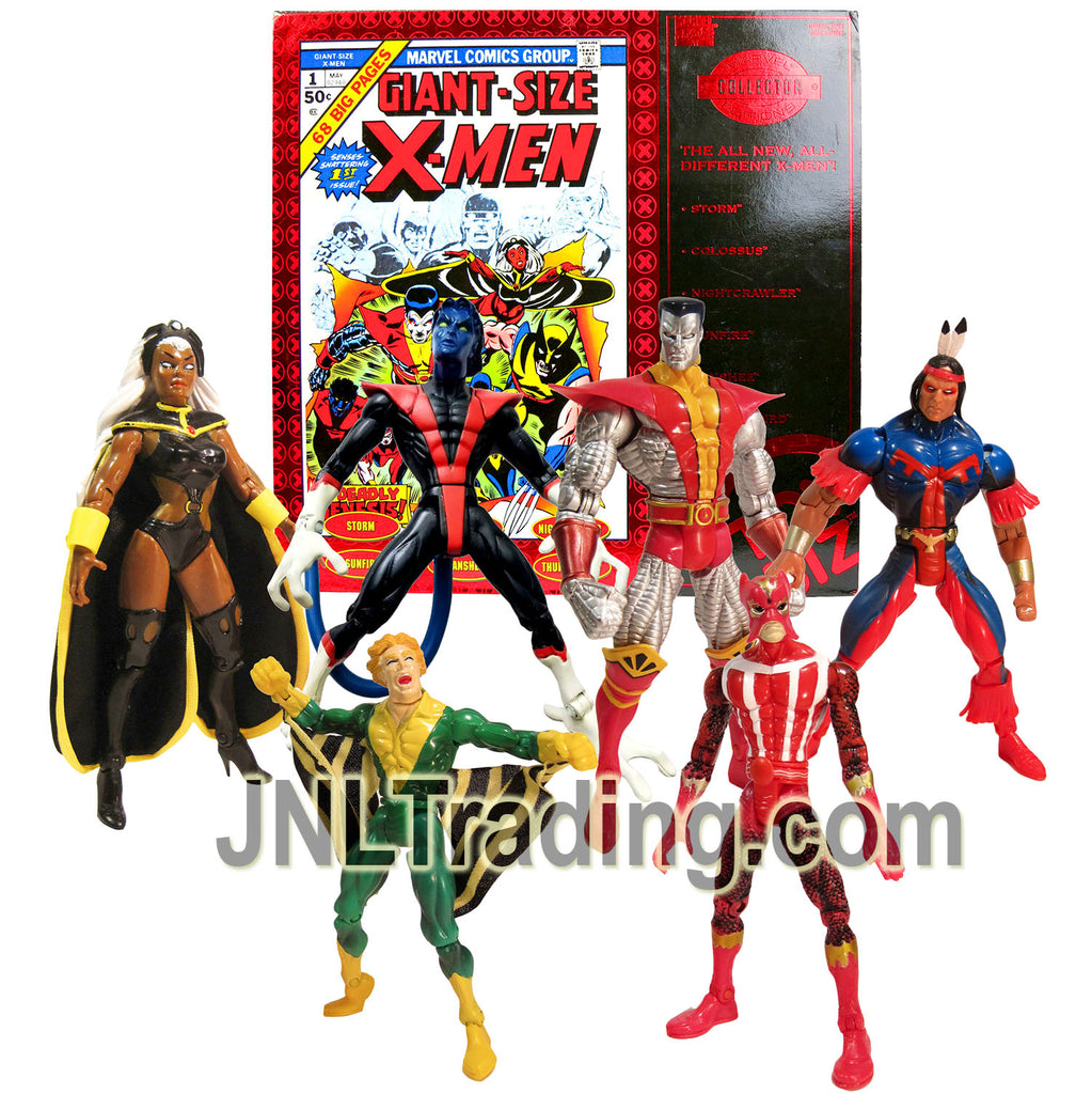 Year 1997 Marvel Comics Collector Edition Giant-Size X-Men 6 Pack Figu ...