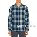 Eddie Bauer Men's Bristol Plaid Soft Flannel Shirt 100% Cotton