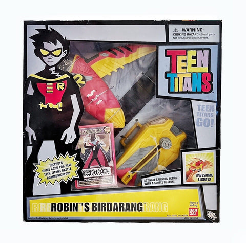 BANDAI Teen Titans Go Robin's Birdarang Set 2005 Cosplay Collectible RARE