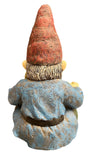 Outdoor Indoor Garden Decor Sitting Gnome Flip Sign Statue “WELCOME” “GO AWAY”