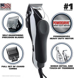 Wahl Clipper Home Barber Haircut Kit Electric Hair cutting 30pcs 79524-3001P (NEW)